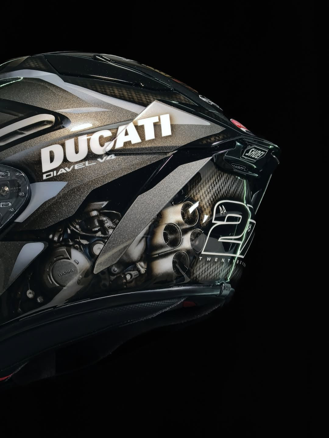 Ducati Diavel V4 Black — Team StrataMoto “Darkline #27”