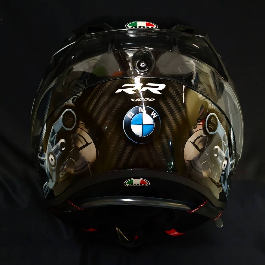 S1000RR “Alien MonoLab” — Custom AGV Pista GP RR