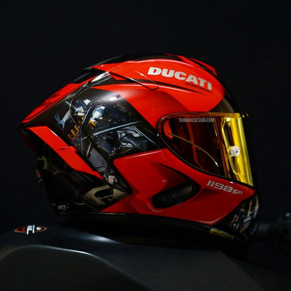 Ducati 1198 “Alien Desmo — Toce Edition” — Custom Shoei X-14