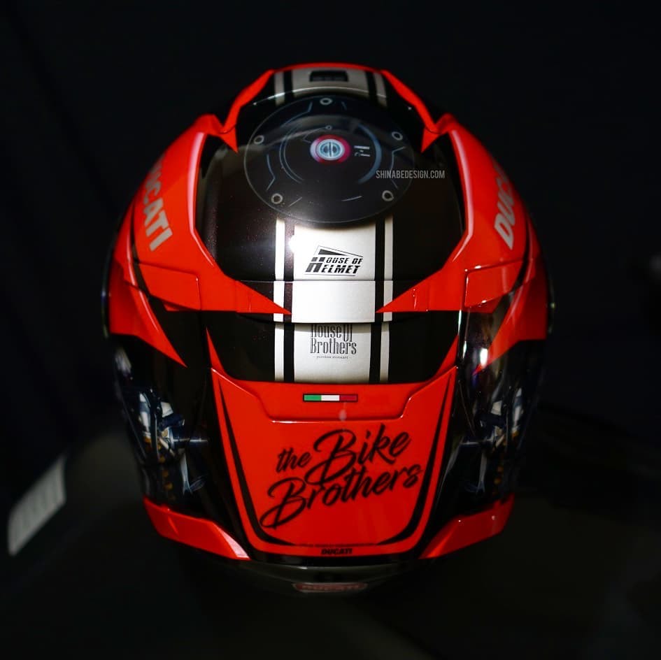 Ducati 1198 “Alien Desmo — Toce Edition” — Custom Shoei X-14