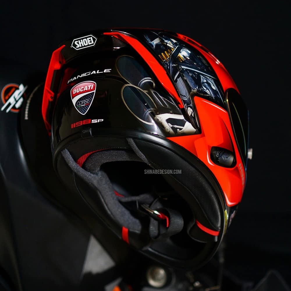 Ducati 1198 “Alien Desmo — Toce Edition” — Custom Shoei X-14