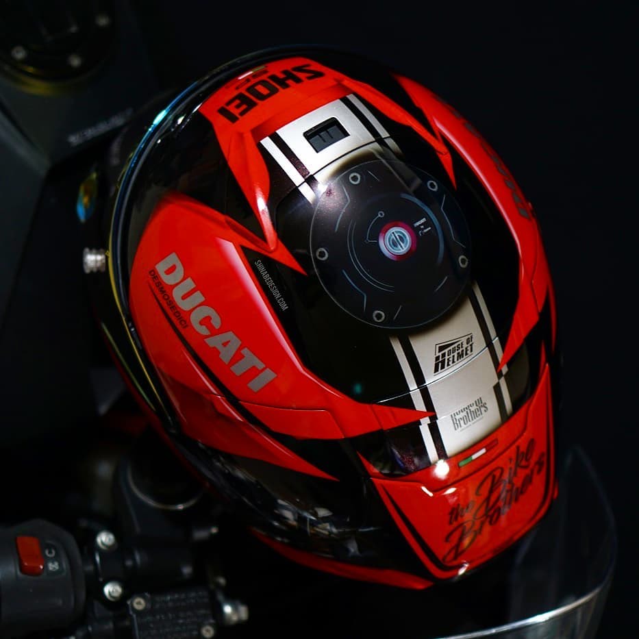 Ducati 1198 “Alien Desmo — Toce Edition” — Custom Shoei X-14