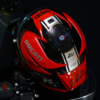 Ducati 1198 “Alien Desmo — Toce Edition” — Custom Shoei X-14