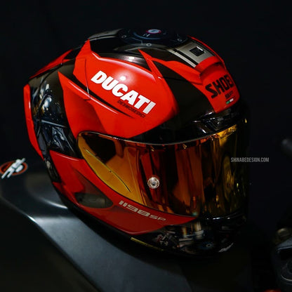 Ducati 1198 “Alien Desmo — Toce Edition” — Custom Shoei X-14