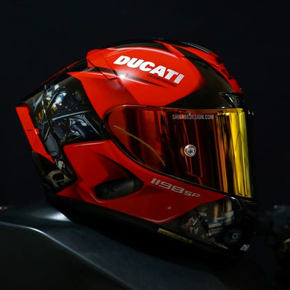 Ducati 1198 “Alien Desmo — Toce Edition” — Custom Shoei X-14