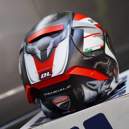 Panigale V4S “Corse Satin” — Custom Shoei X-14 (Matte Special)