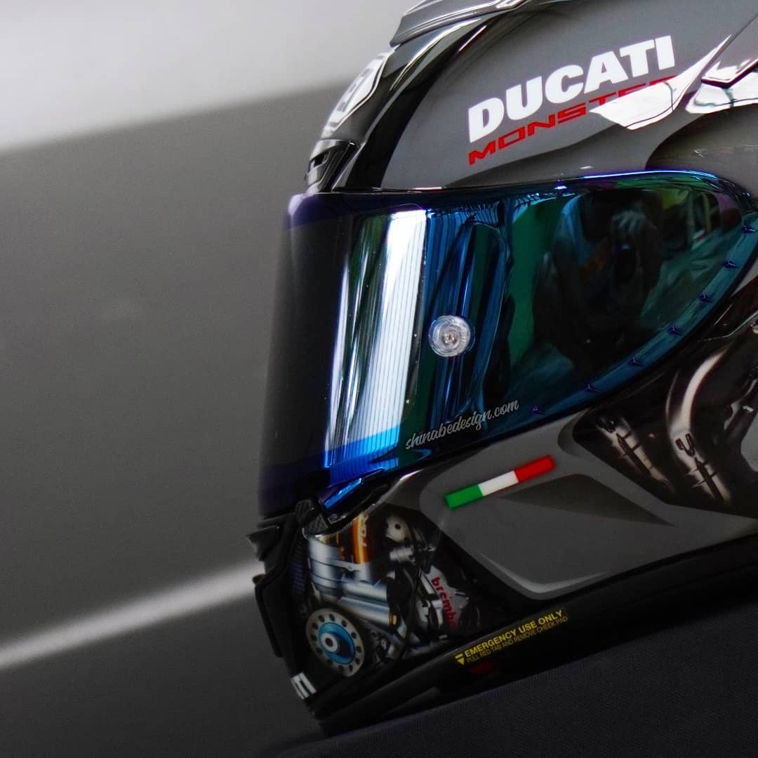 Ducati Monster 1200S “Street Muscle” — Custom Shoei X-14