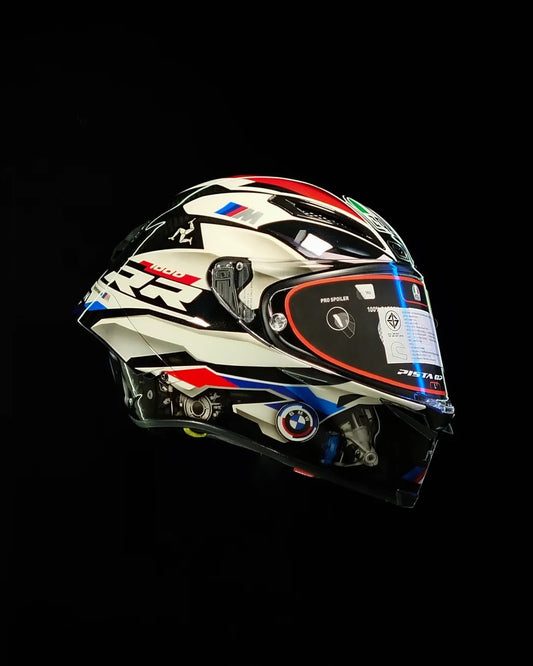 M1000RR “TT Tricolore Carbon” — Custom AGV Pista GP RR