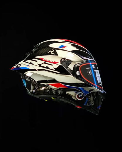 M1000RR “TT Tricolore Carbon” — Custom AGV Pista GP RR
