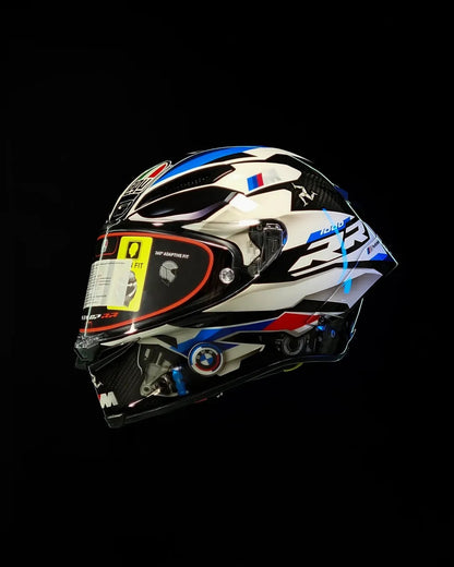 M1000RR “TT Tricolore Carbon” — Custom AGV Pista GP RR
